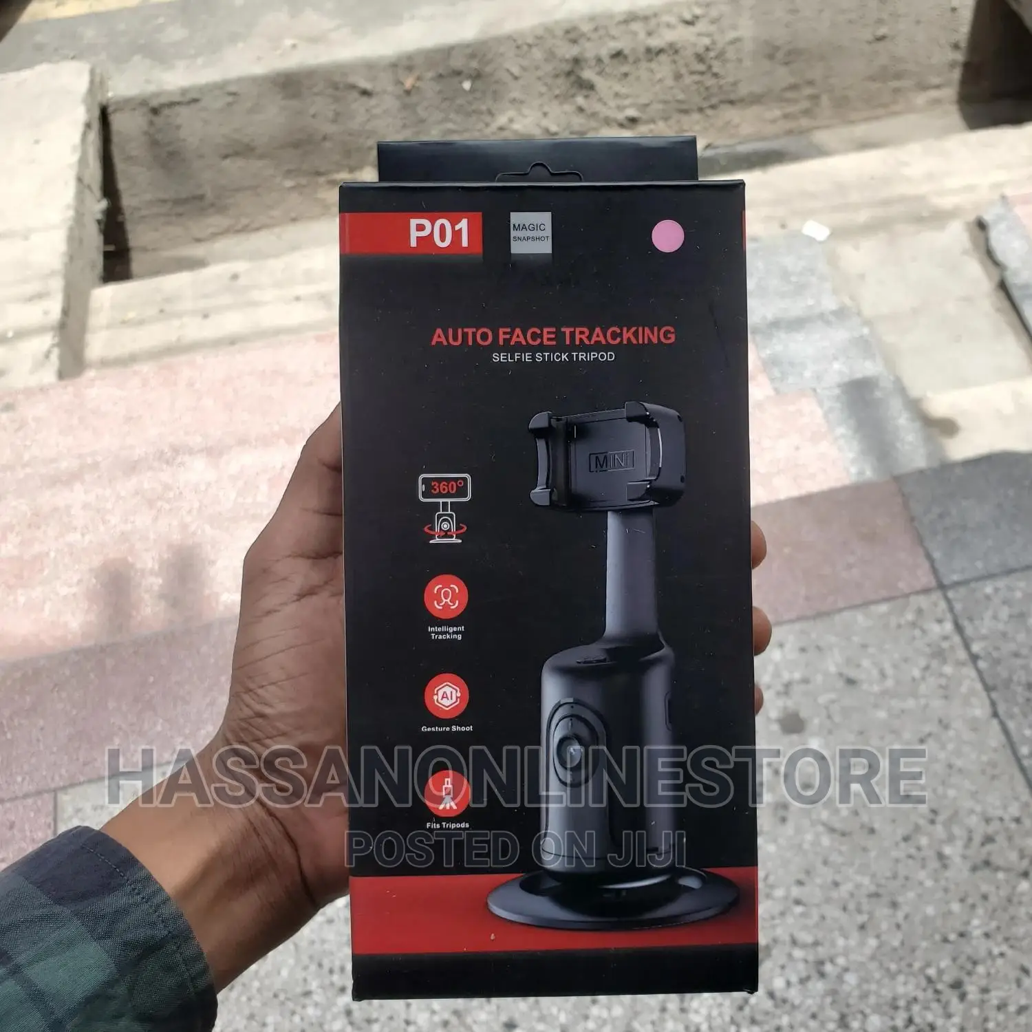 Auto Face Tracking Selfie Stick Tripod P01