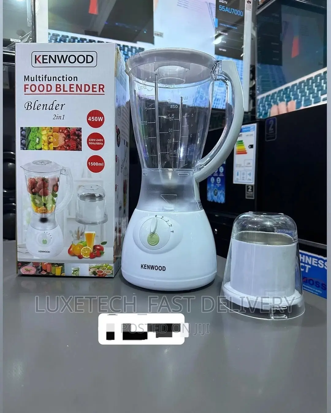Kenwood 2 in 1 Electric Blender 1.5 Litres