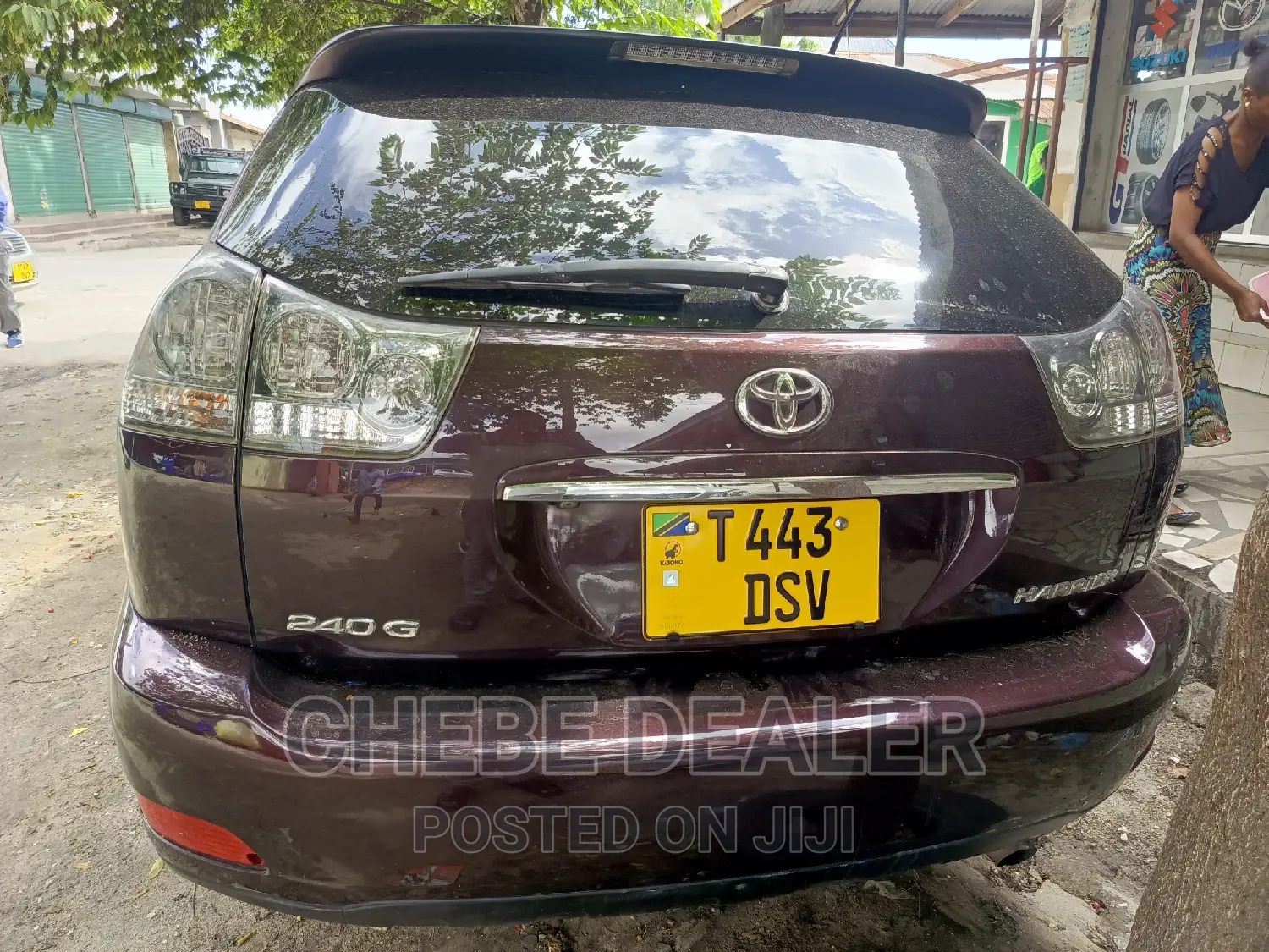 Toyota Harrier 2004 Burgundy
