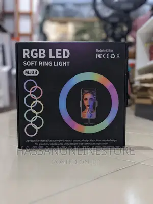 RGB LED Soft Ring Light MJ33 - 12 Inches