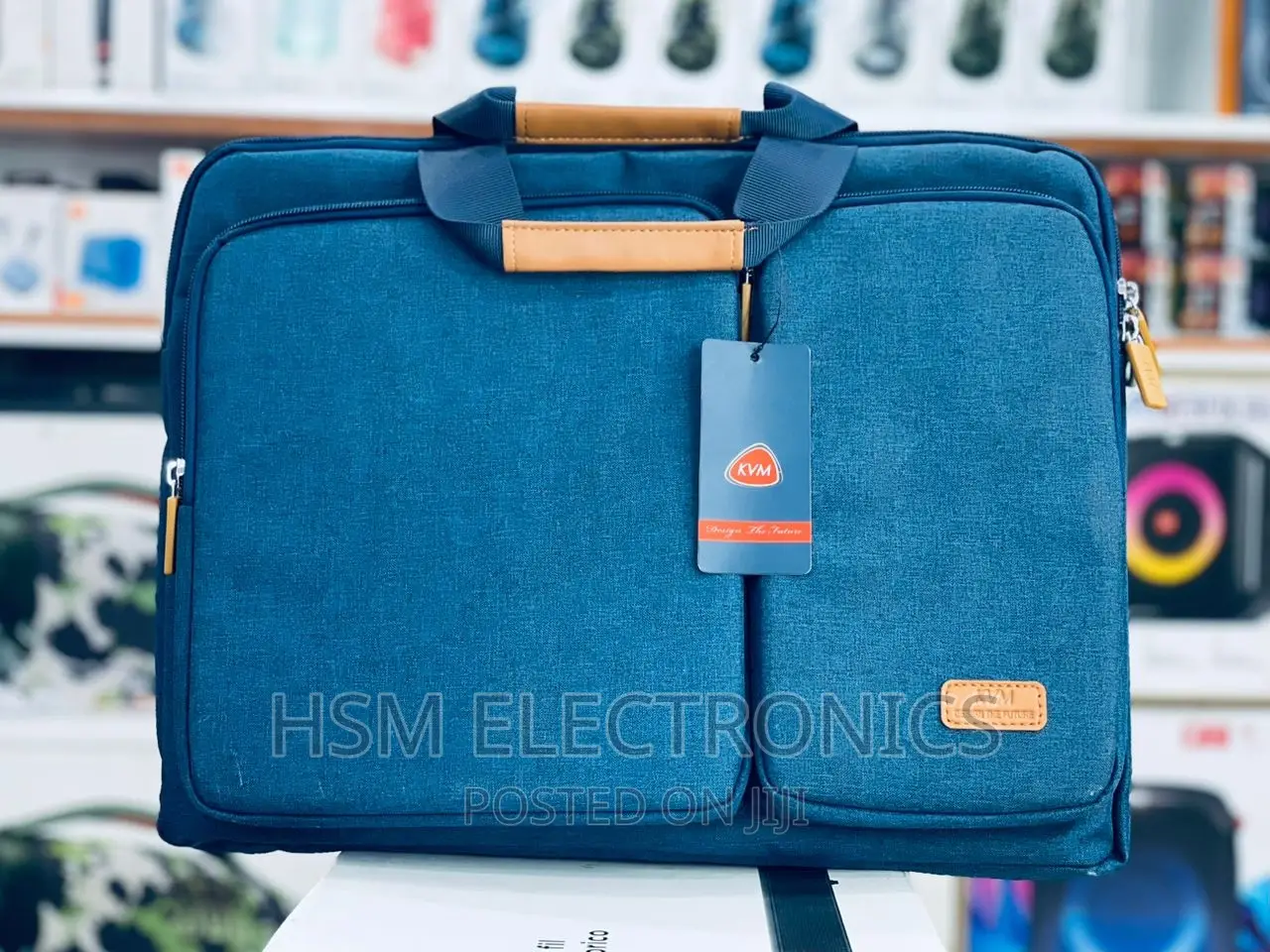 KVM Blue Laptop Bag Inch-15