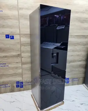 Hisense Refrigerator Glass Design With Dispenser Lita 263l