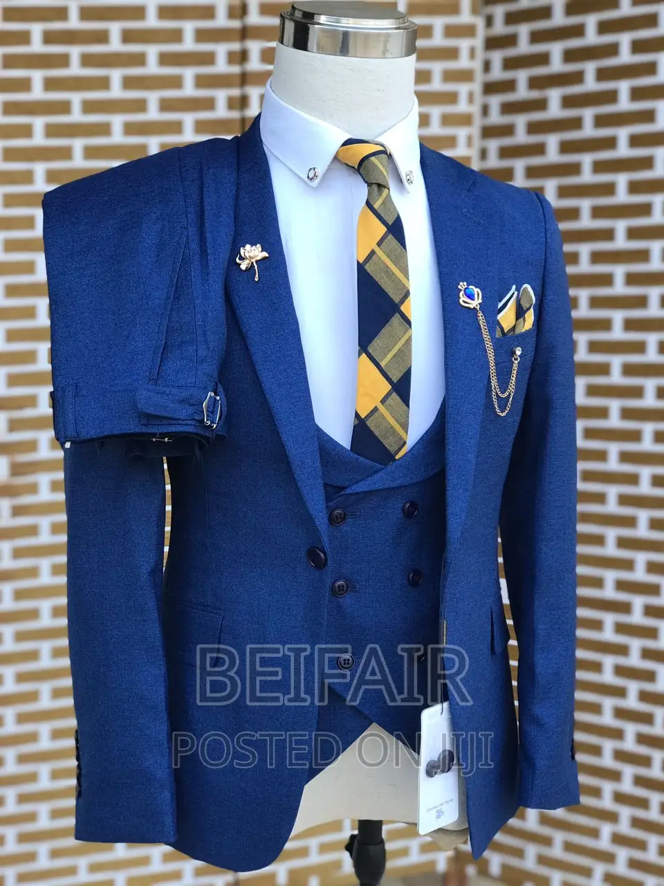 Suti Za Kiume | Men's Suits | Blue | High Quality Fabrics