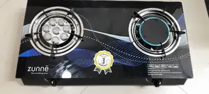 Jiko LA Gesi Zunne Pleti Mbili Juu Kioo Banner Za Wavu