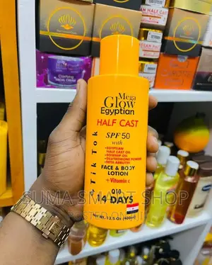 Mega GLOW Egyptian Half Cast Lotion