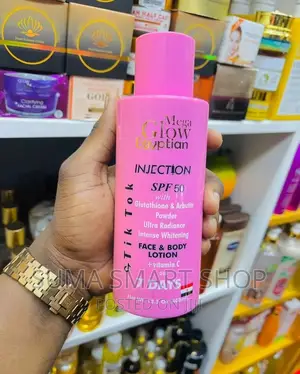 Mega GLOW Egyptian Injection Lotion .