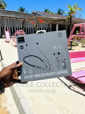 Lenyes A31, 2 in 1 Set Wireless Neckband and Earphones