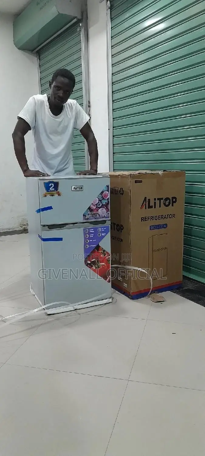 Friji Ya Alitop Lita 100 Milango Miwili