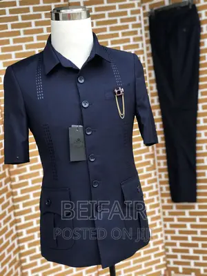 Kaunda Suti Za Kisasa | Mikono Mifupi | Short Sleeves Kaunda