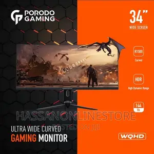 Porodo Gaming Ultra Wide-Curved Monitor