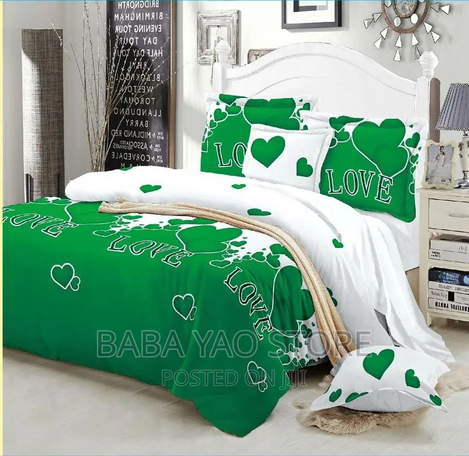 2bedsheets 4pillow Case (Ft 7*8)