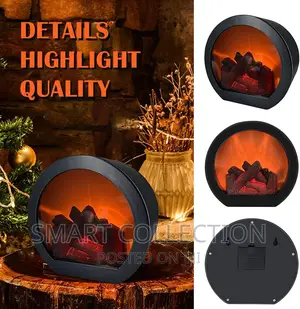 Led Realistic Fireplace Lantern Simulation