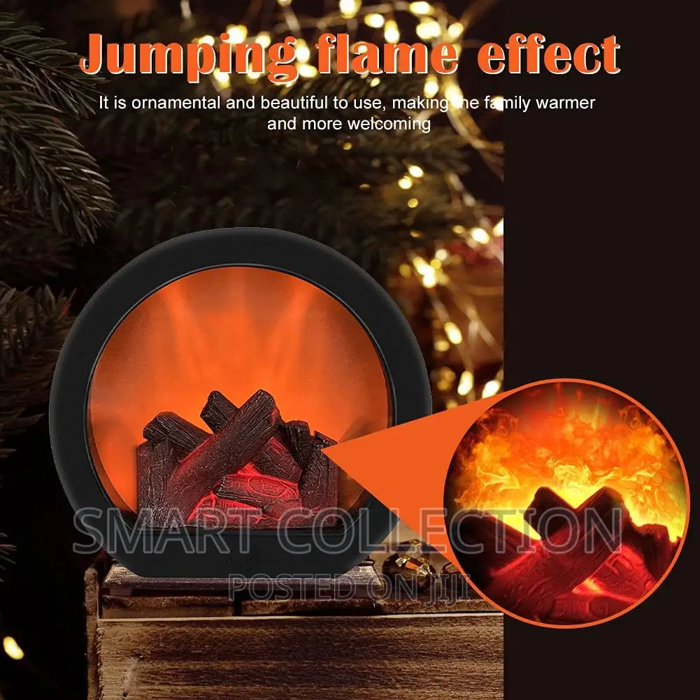 Led Realistic Fireplace Lantern Simulation