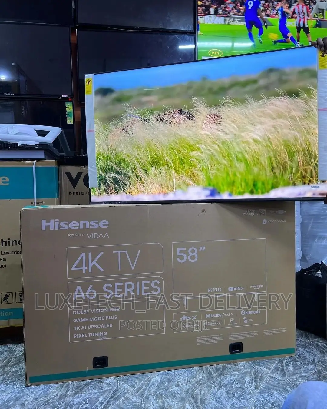 Hisense Inch 58 Smart Uhd TV Frameless