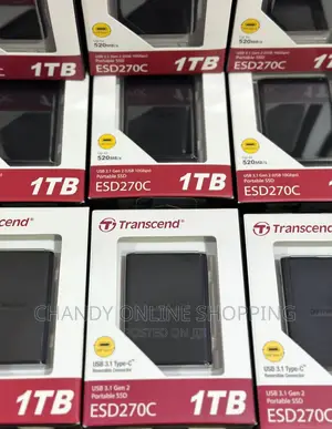 Transcend 1TB External Portable SSD Model: ESD270C