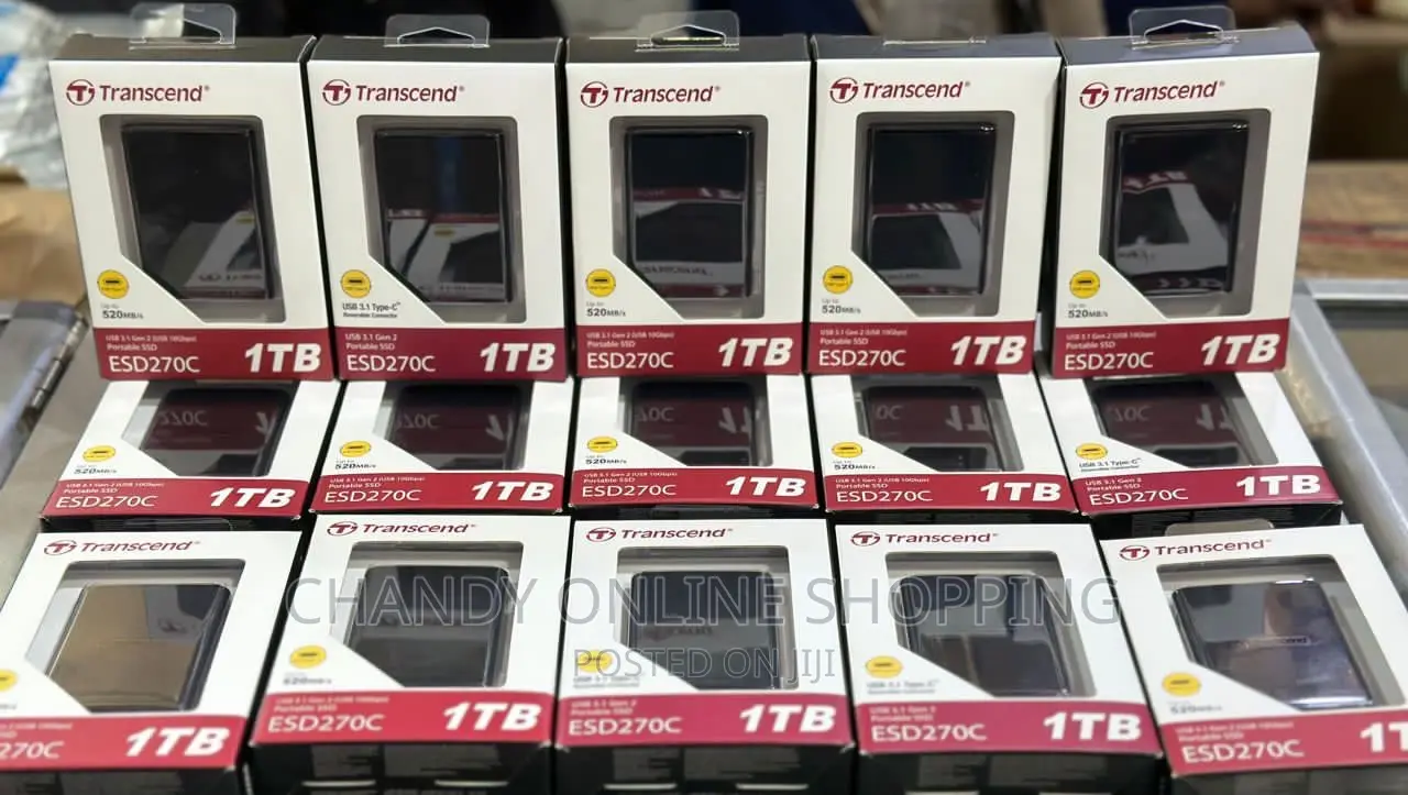 Transcend 1TB External Portable SSD Model: ESD270C