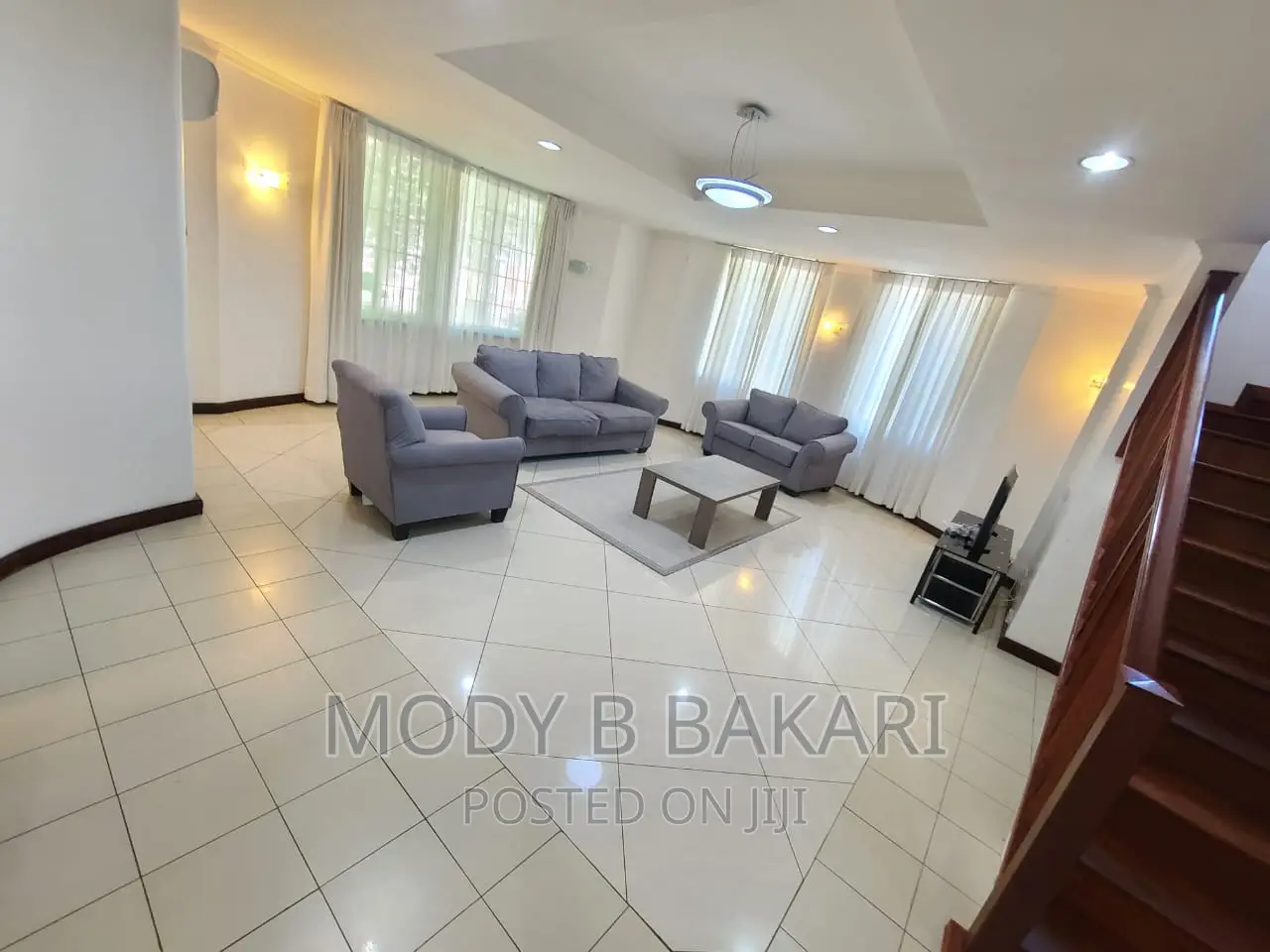 Furnished 5bdrm Villa in Kinondoni for rent