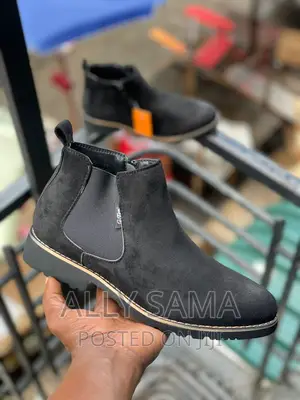 G.Ten Black Suede Leather