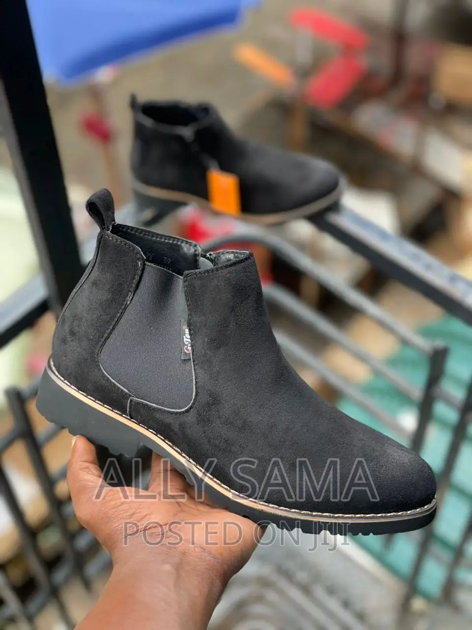 G.Ten Black Suede Leather