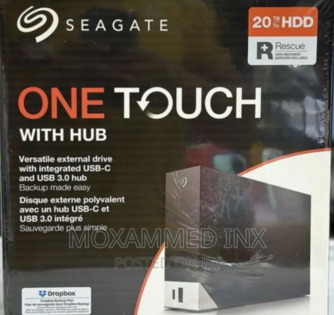Seagate 20TB HDD With Hub