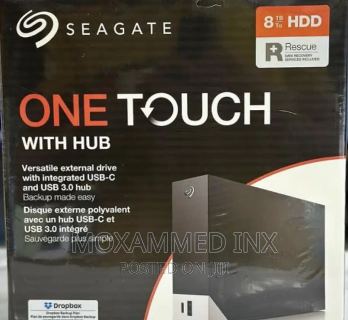 Seagate 8TB HDD With Hub