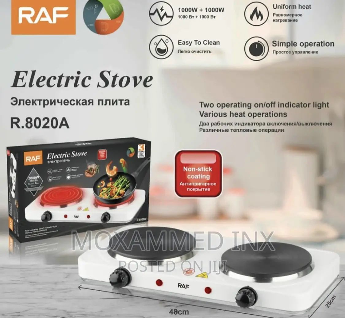 RAF Electric Stove 2plates