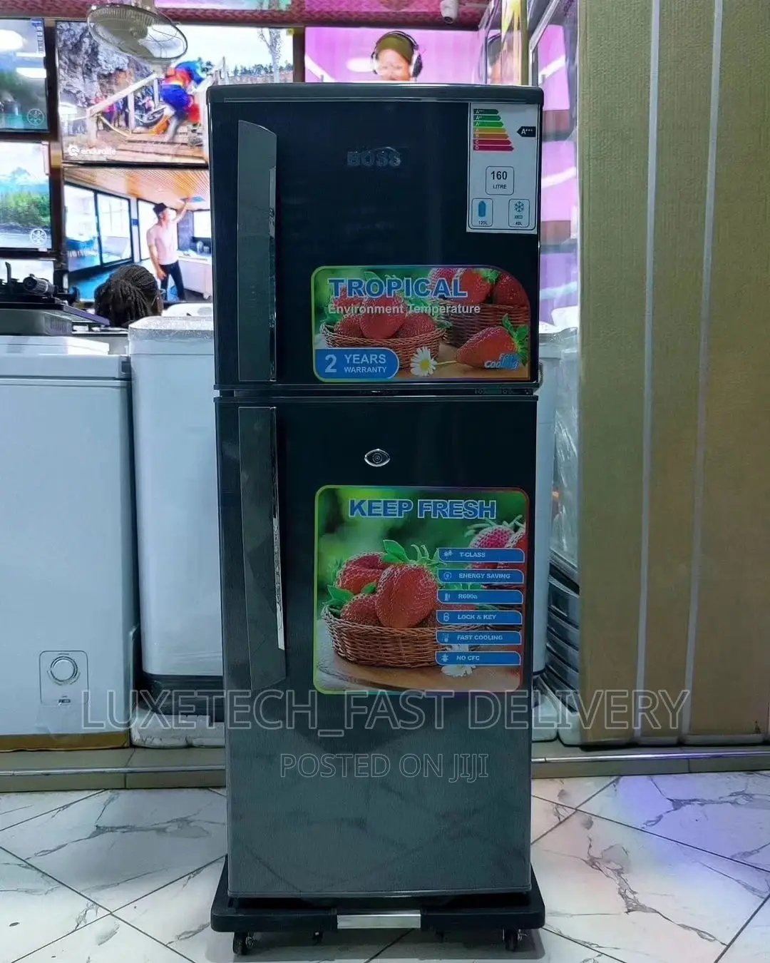 Boss Refrigerator 160 Litres Double Door
