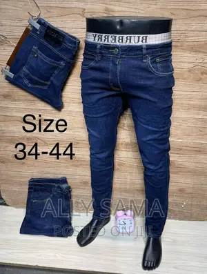 Mens Jeans Slim Fit Bigg Size