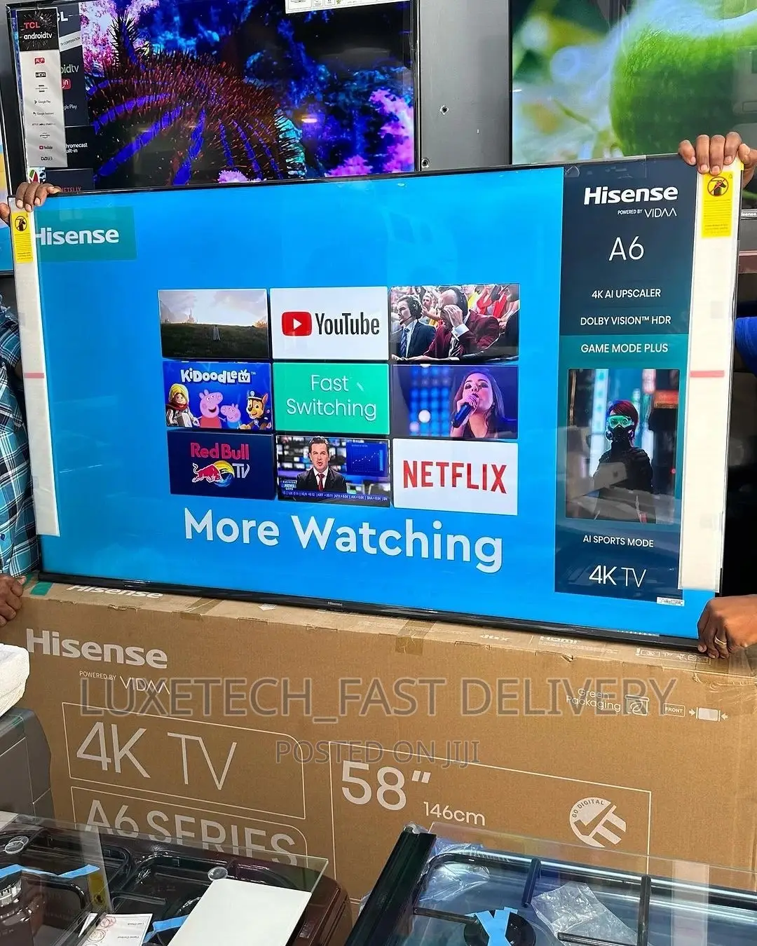 Hisense Inch 58 Smart Uhd TV Frameless