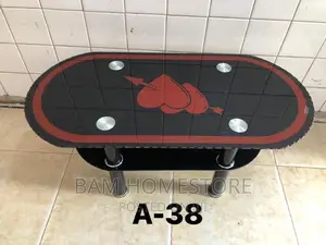 Oval Glass Table