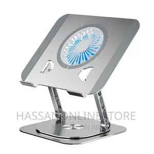 Rotatable Aluminium Laptop Stand With Cooling Fan