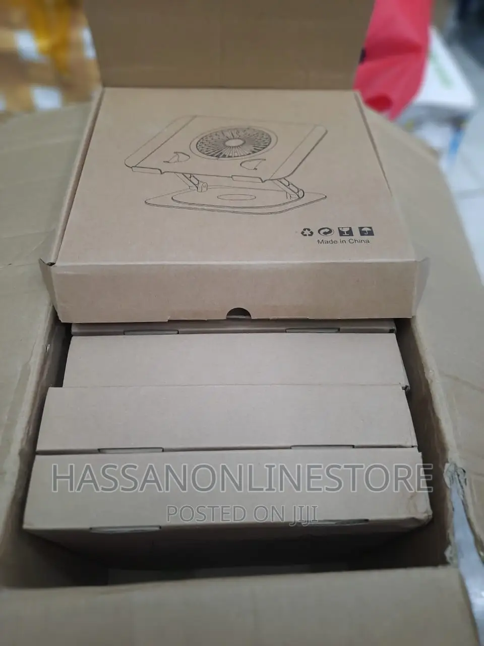 Rotatable Aluminium Laptop Stand With Cooling Fan