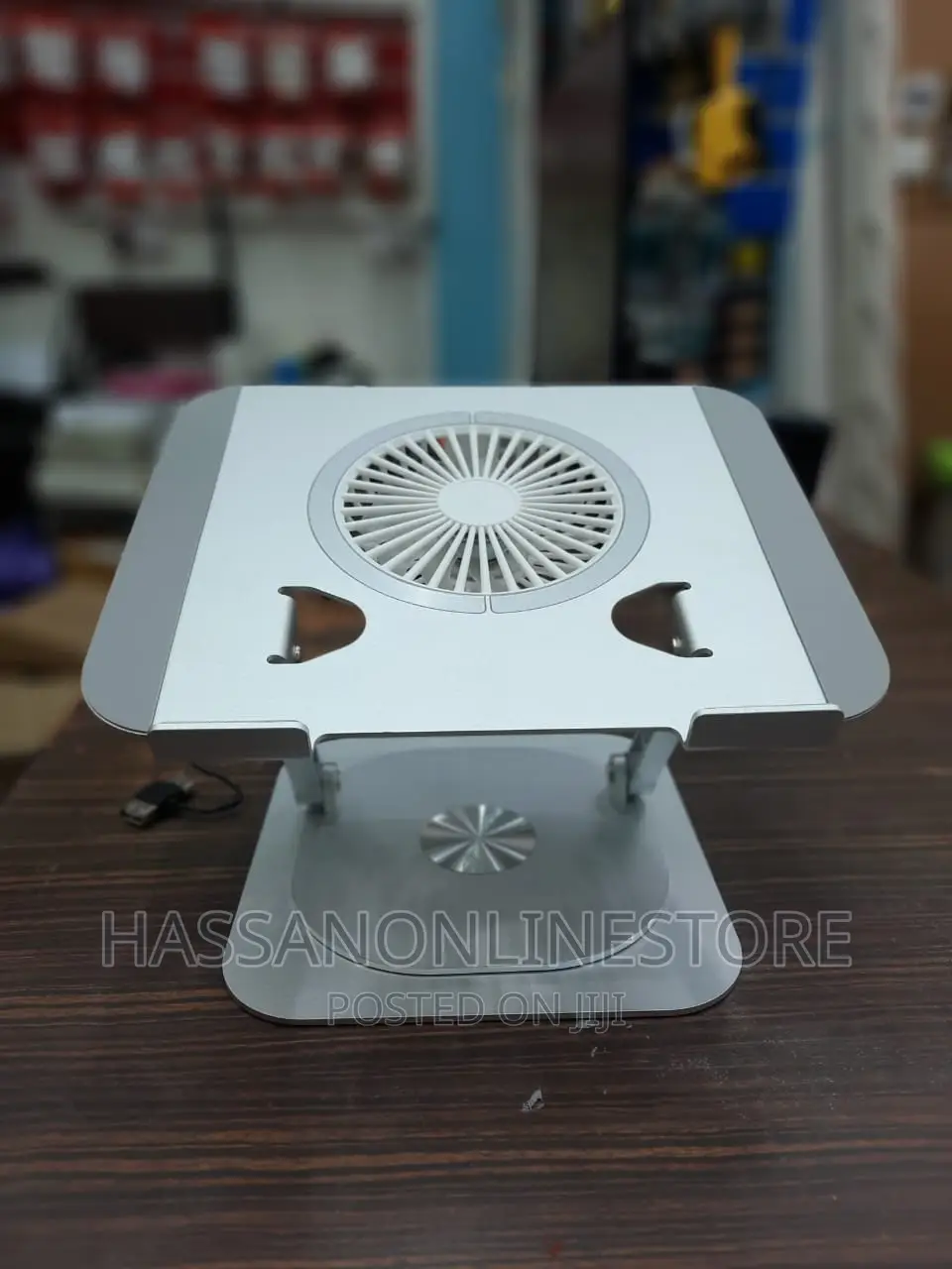 Rotatable Aluminium Laptop Stand With Cooling Fan