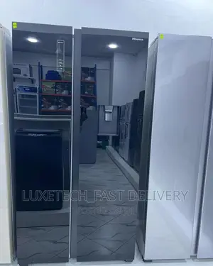 Hisense 514l Side by Side Refrigerator Non-Frost H670smib-Wd