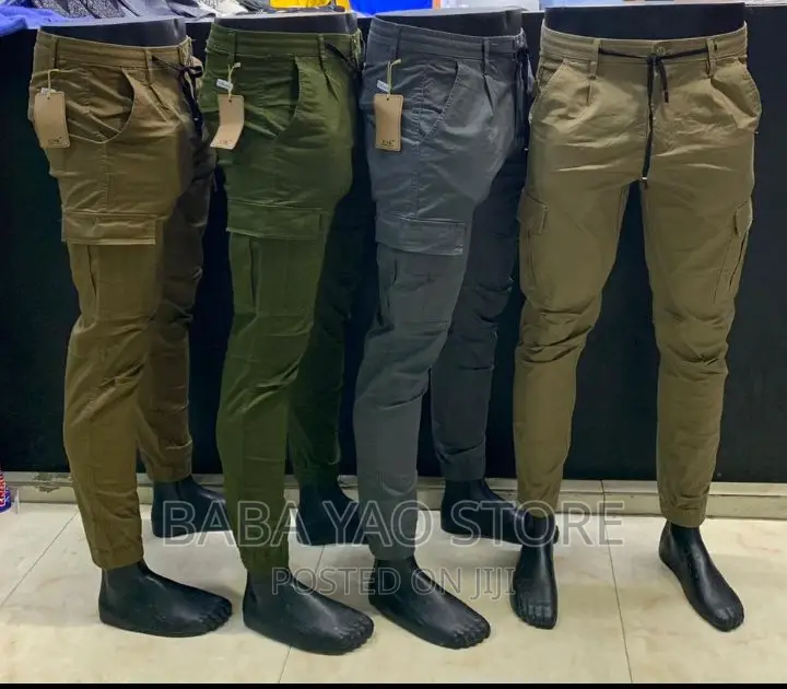 Men's Multi-Pocket Casual Pants/Street Wear Pants.