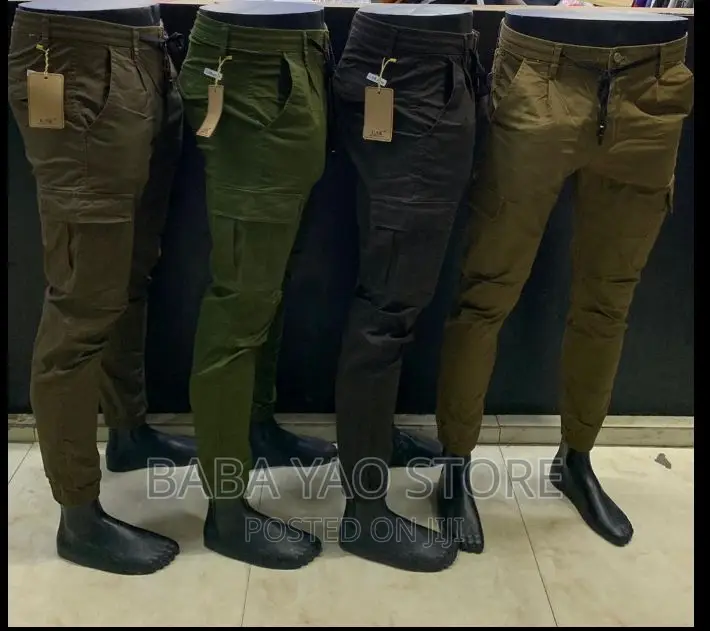 Men's Multi-Pocket Casual Pants/Street Wear Pants.