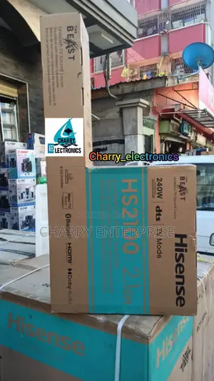  Hisense High Quality Sound Bar 240W
hs2100
2.1 Ch