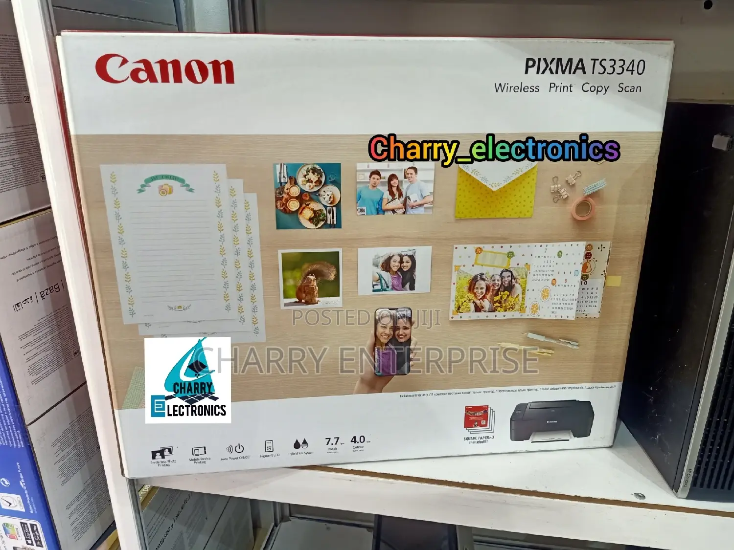 Canon Wireless Printer PIXMA TS3340 Print , Copy , Scan