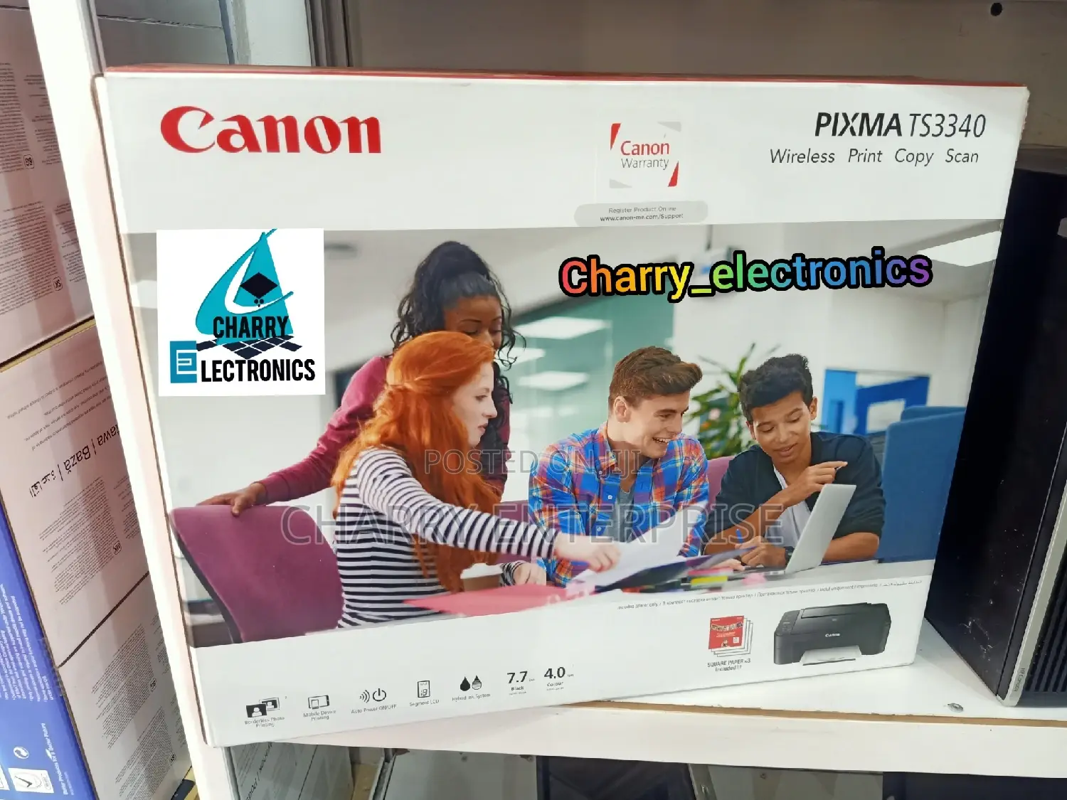 Canon Wireless Printer PIXMA TS3340 Print , Copy , Scan