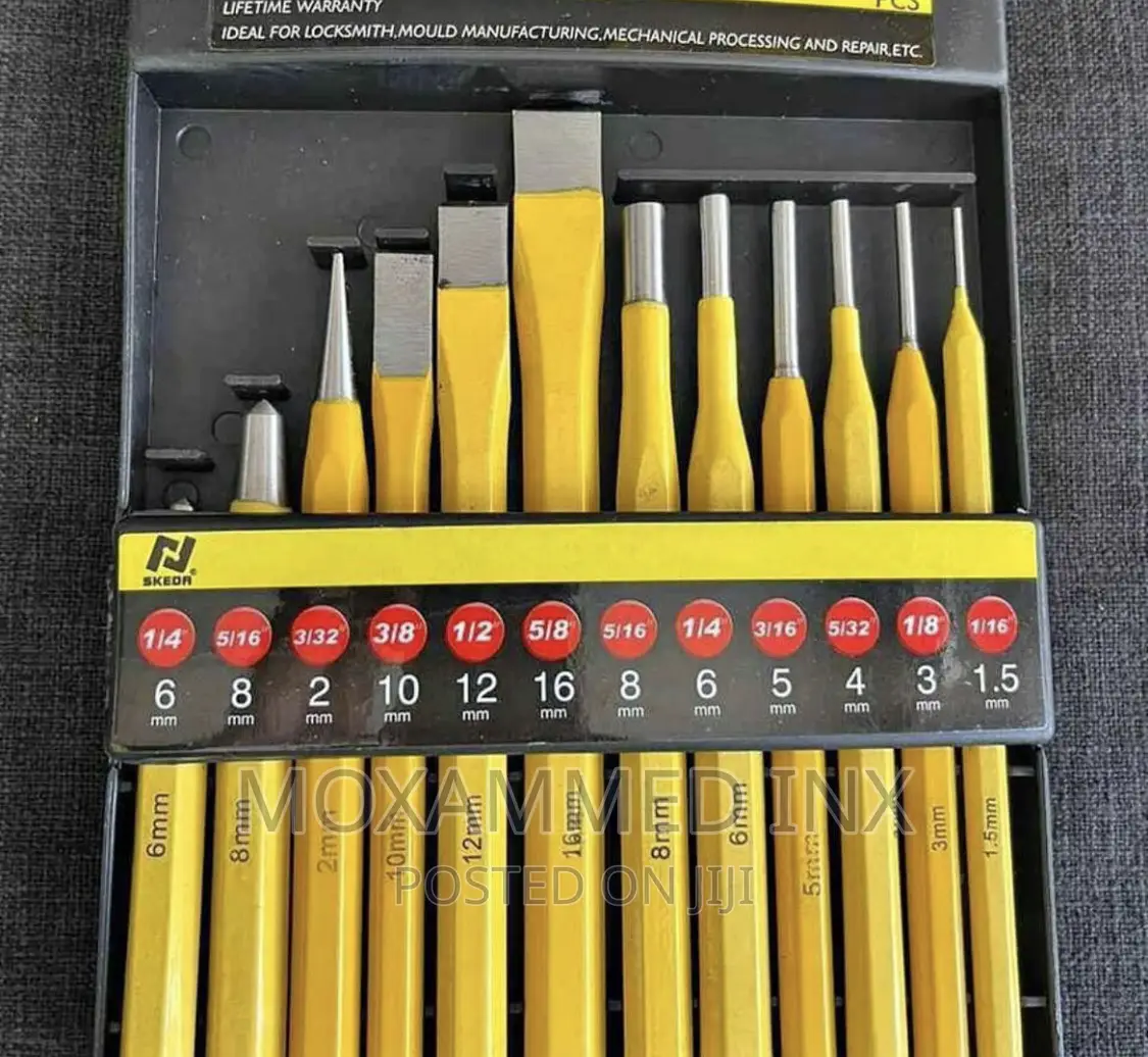 Cold Chisel Punch Set 12pcs