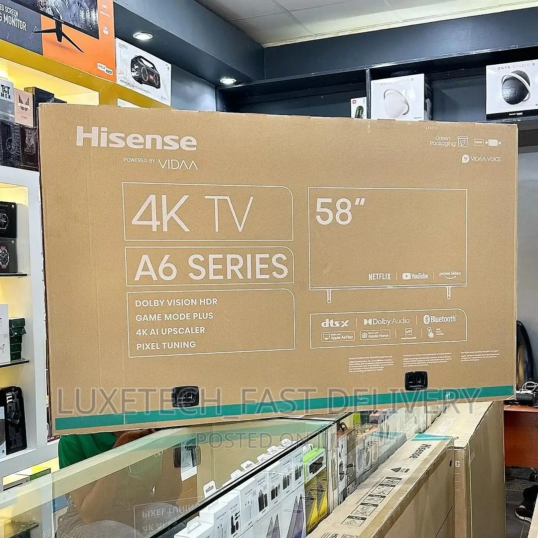 Hisense Inch 58 Smart Uhd TV Frameless