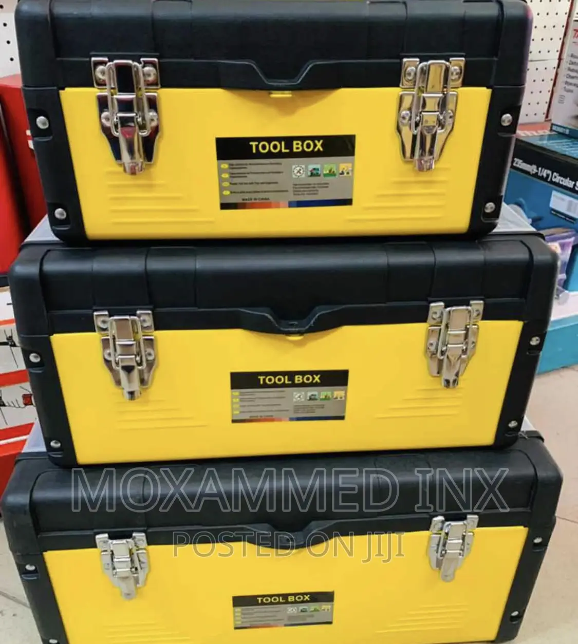 Set of 3pcs Empty Toolbox