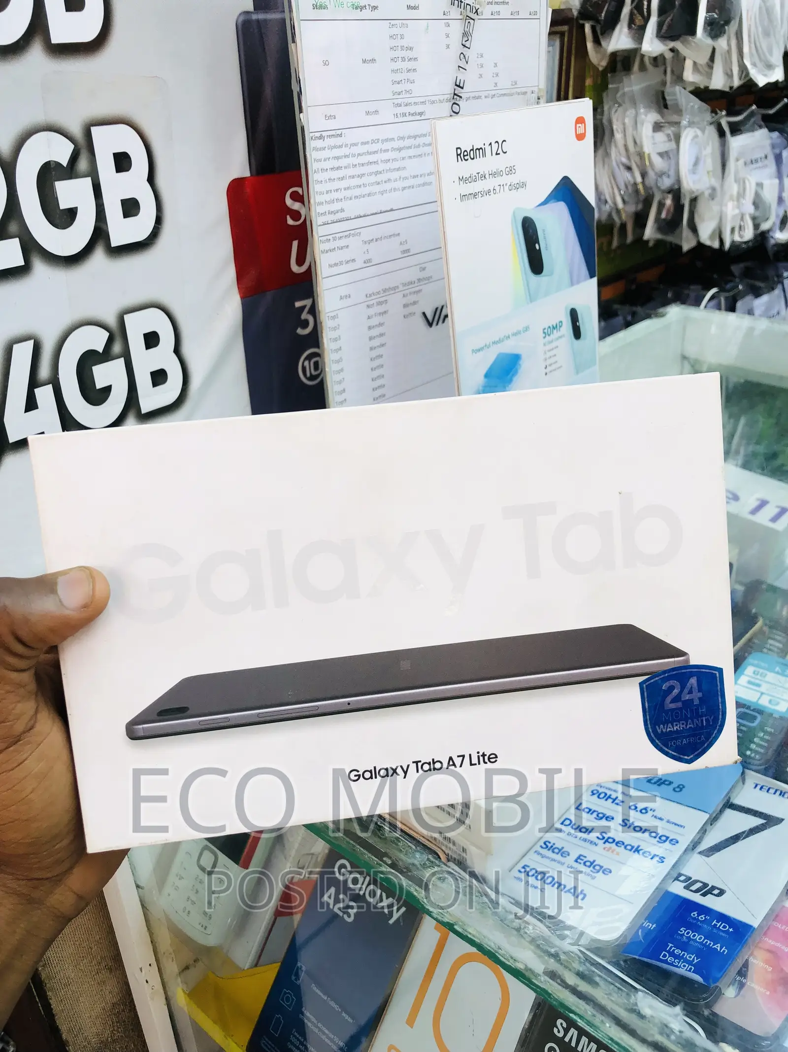 New Samsung Galaxy Tab A7 Lite 32 GB Gray