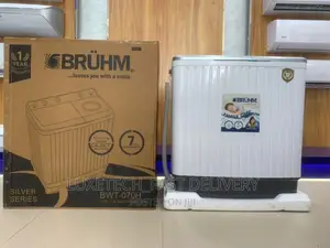 Bruhm 7kg Twin Tub Semi Auto Washing Machine Top Load