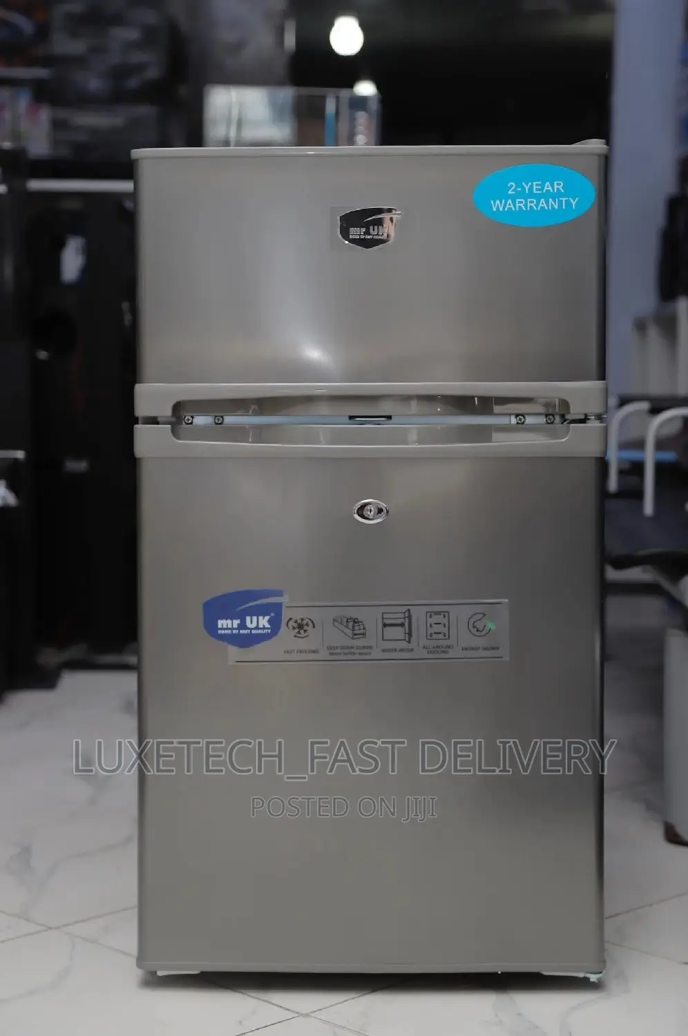 Mr UK 95L Mini Size Refrigerator Fast Cooling
