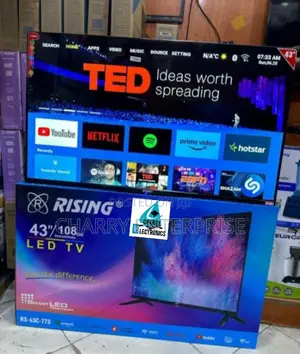 RISING Smart ANDROID 12.0 Tv With Wi-Fi, MIRACAST  43 Inch