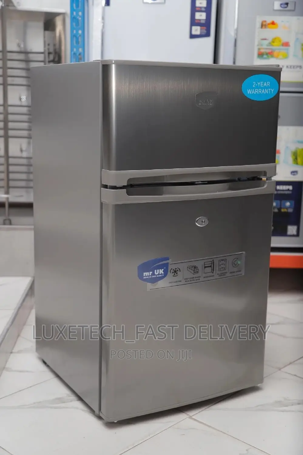 Mr UK 95L Mini Size Refrigerator Fast Cooling