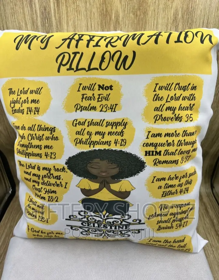 Manifestion Affirmation Pillow