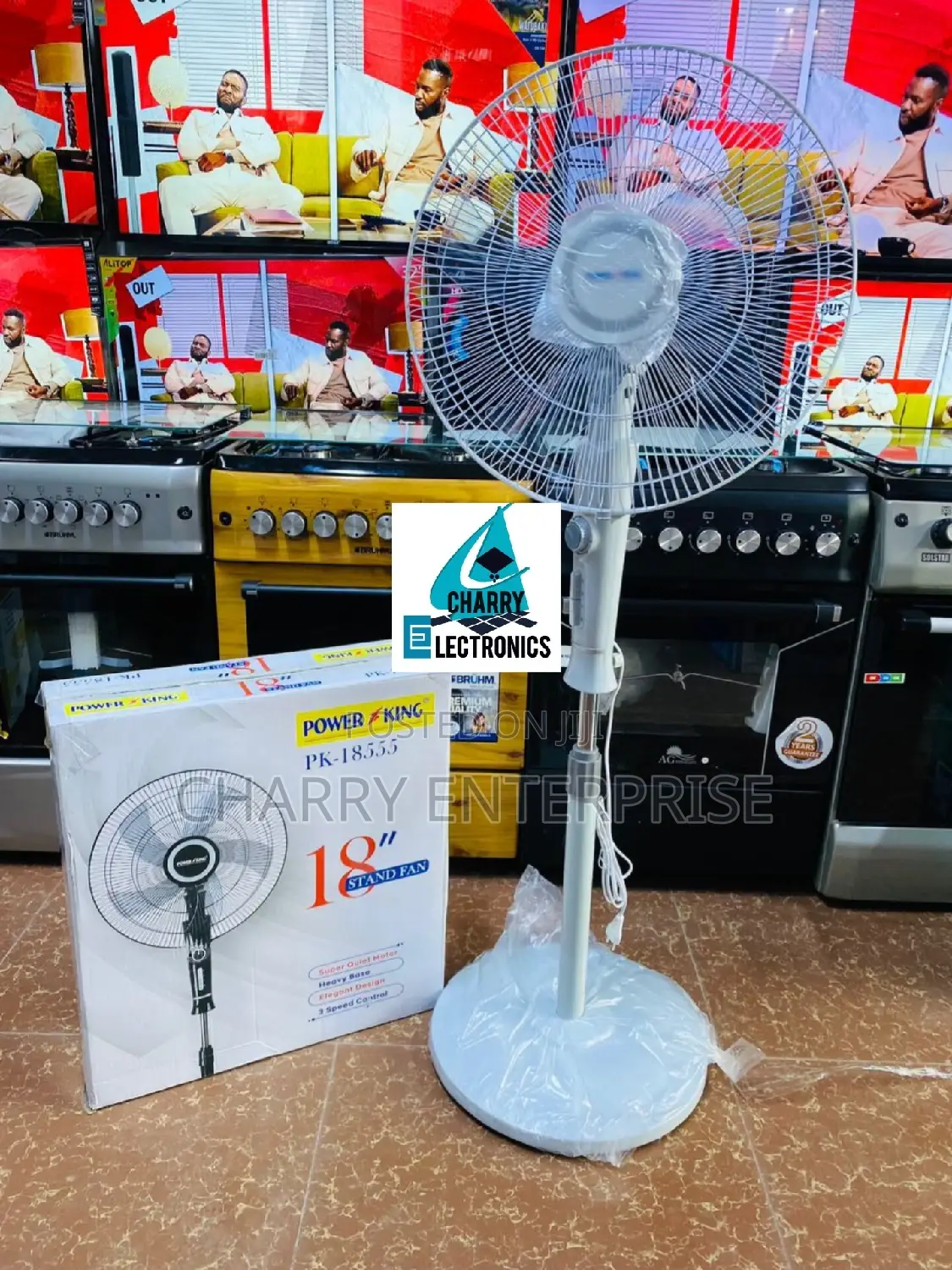 POWERKING Stand Fan Size:- 18"
pk -18555