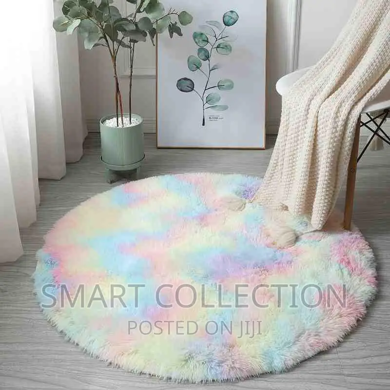 1M Diameter Fluffy Carpet